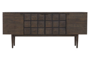 Lucca Recycled Dark Oak Wood Sideboard – Xshowhome furniture