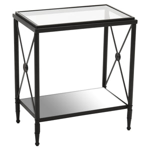 Axis Rectangular Black Finish Side Table – Xshowhome furniture