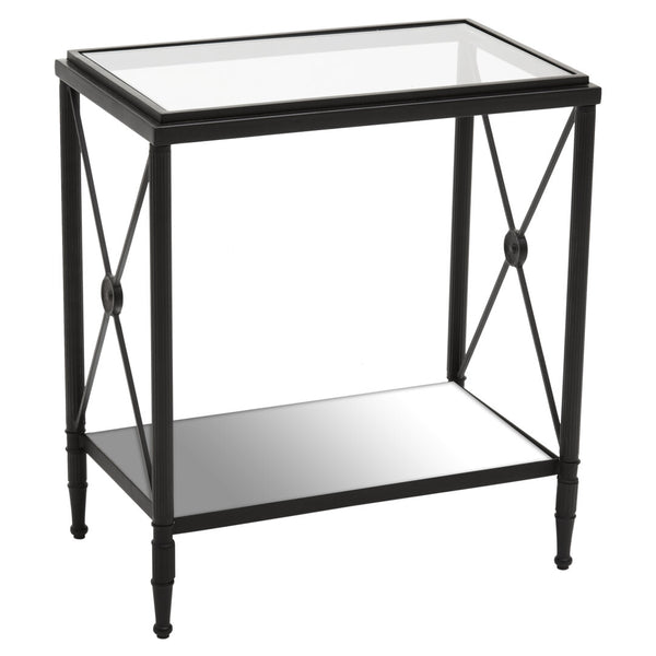 Axis Rectangular Black Finish Side Table – Xshowhome furniture