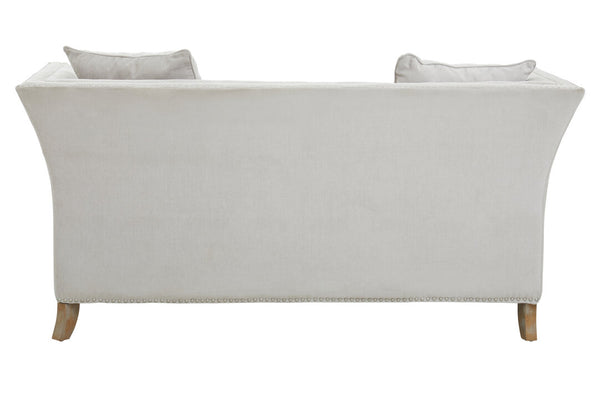 Sutton Two Seat Grey Fabric Sofa detail image – Xshowhome furniture