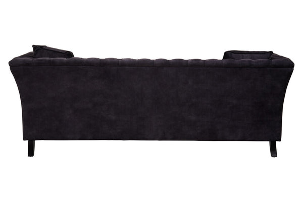 Sabrina Three Seat Grey Velvet Sofa detail image – Xshowhome furniture