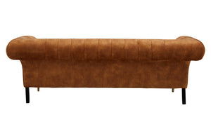 Siena Three Seat Gold Velvet Sofa detail image – Xshowhome furniture