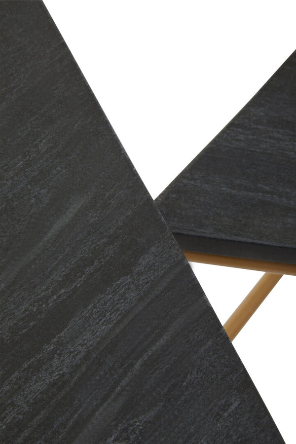 Varana Nest Of Three Triangular Tables detail image – Xshowhome furniture