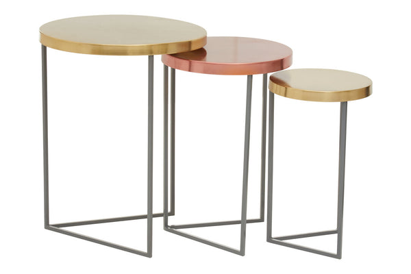 Kobra Set Of Three Tables detail image – Xshowhome furniture