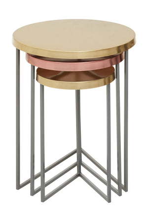 Kobra Set Of Three Tables detail image – Xshowhome furniture