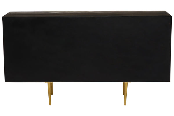 Sipari 4 Door Mango Wood Sideboard detail image – Xshowhome furniture