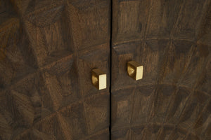 Sipari 4 Door Mango Wood Sideboard detail image – Xshowhome furniture