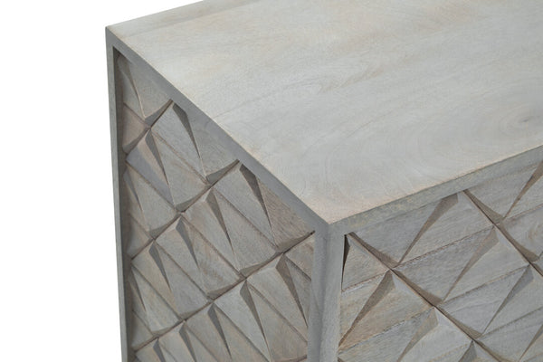 Siro 4 Door Mango Wood Sideboard detail image – Xshowhome furniture