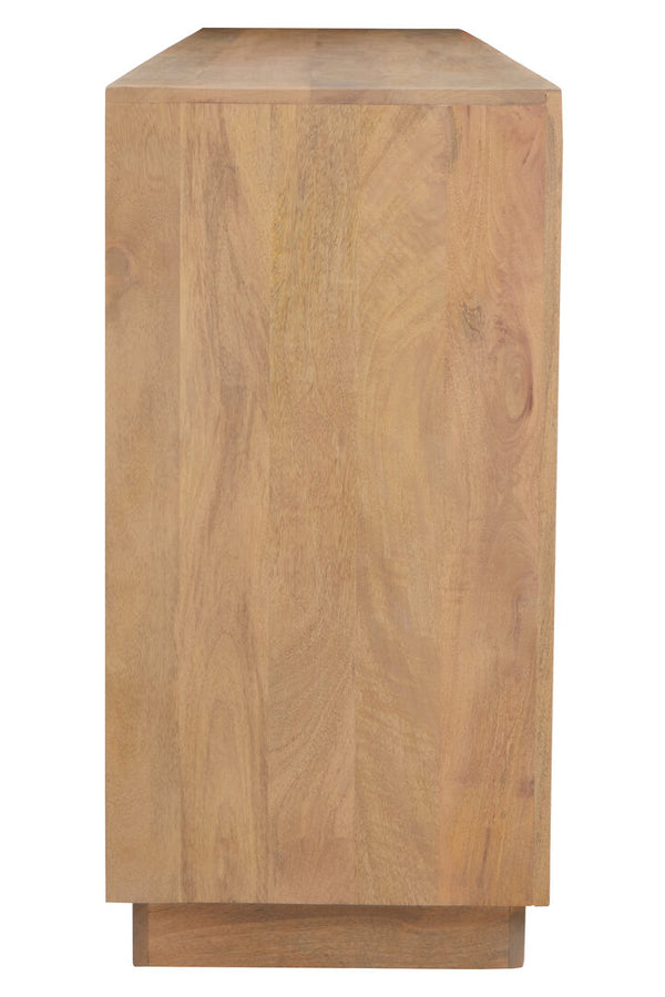 Salem 4 Door Mango Wood Sideboard detail image – Xshowhome furniture