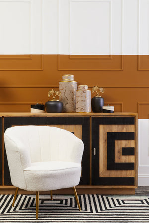 Salem 4 Door Mango Wood Sideboard detail image – Xshowhome furniture