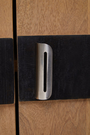 Salem 4 Door Mango Wood Sideboard detail image – Xshowhome furniture