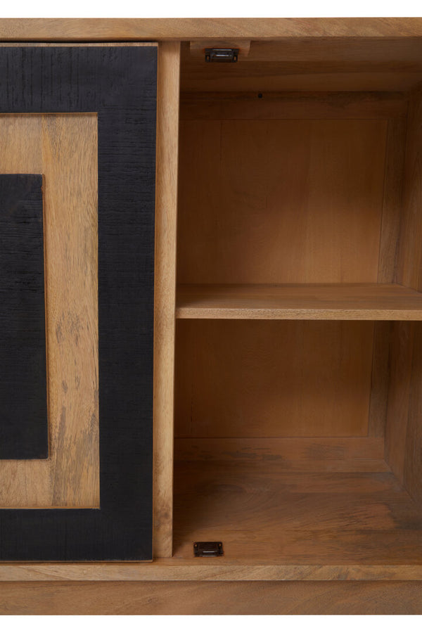 Salem 4 Door Mango Wood Sideboard detail image – Xshowhome furniture