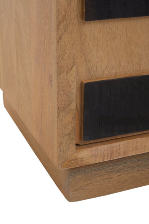 Salem 4 Door Mango Wood Sideboard detail image – Xshowhome furniture