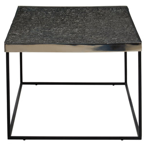 Akola Rectangle Coffee Table in Silver and Glass – Xshowhome furniture