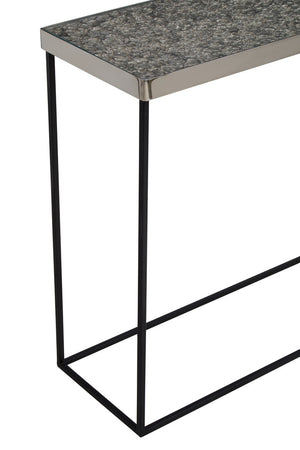 Akola Silver Console Table detail image – Xshowhome furniture