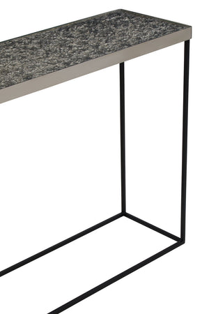 Akola Silver Console Table detail image – Xshowhome furniture