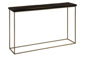 Aris Black And Gold Console Table detail image – Xshowhome furniture