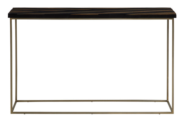 Aris Black And Gold Console Table detail image – Xshowhome furniture