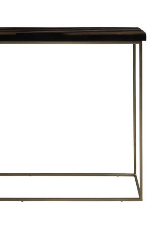 Aris Black And Gold Console Table detail image – Xshowhome furniture