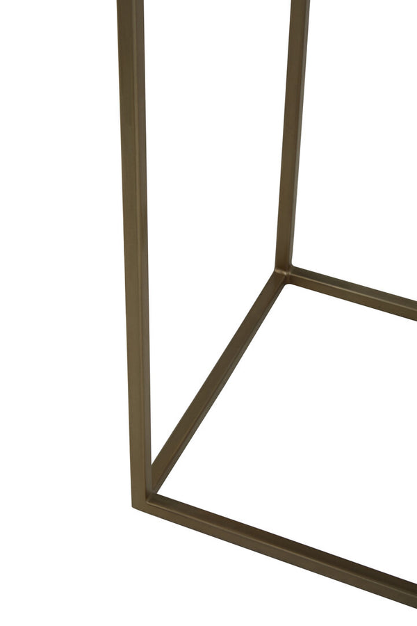 Aris Black And Gold Console Table detail image – Xshowhome furniture