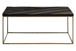 Aris Black And Gold Coffee Table detail image – Xshowhome furniture
