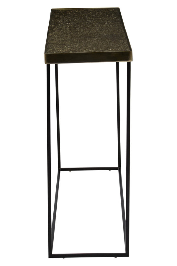 Akola Gold Console Table detail image – Xshowhome furniture