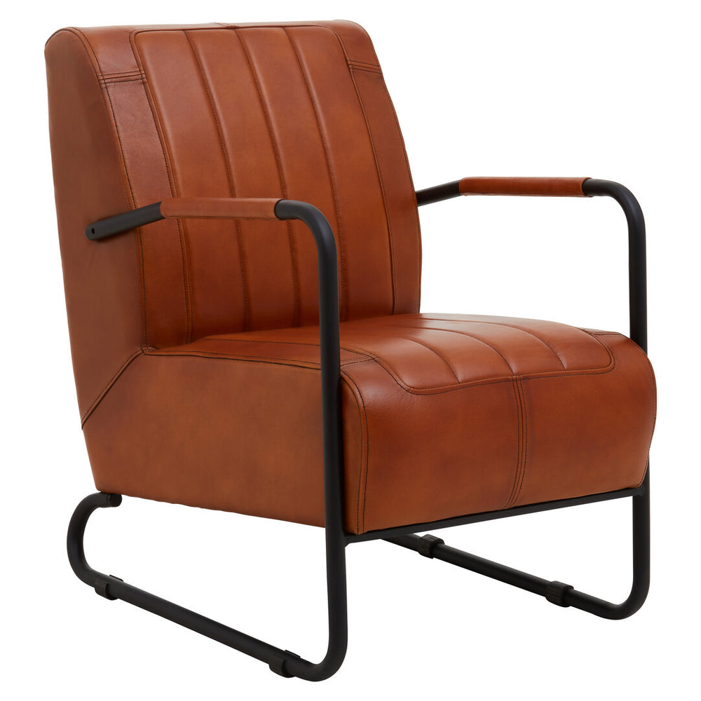 Buffalo Tan Leather Armchair – Xshowhome furniture