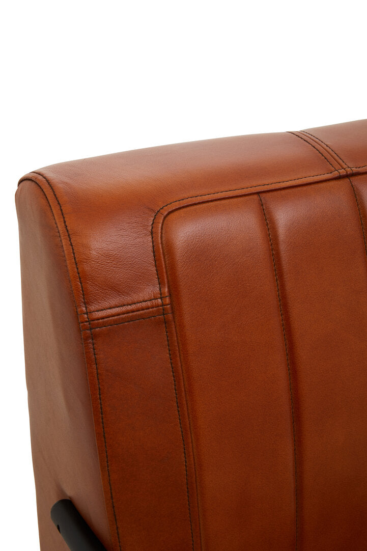 Buffalo Tan Leather Armchair – Xshowhome furniture
