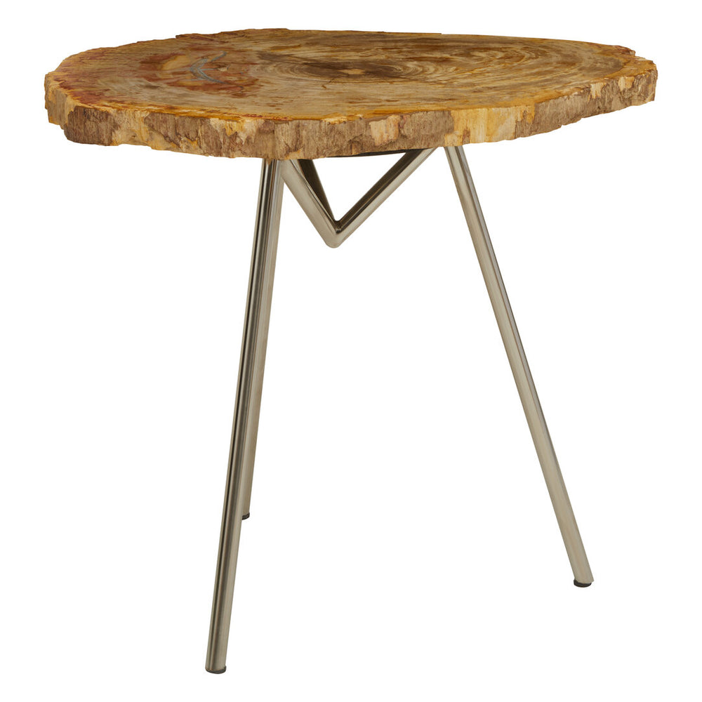 Relic Large Petrified Wood Side Table – Xshowhome furniture