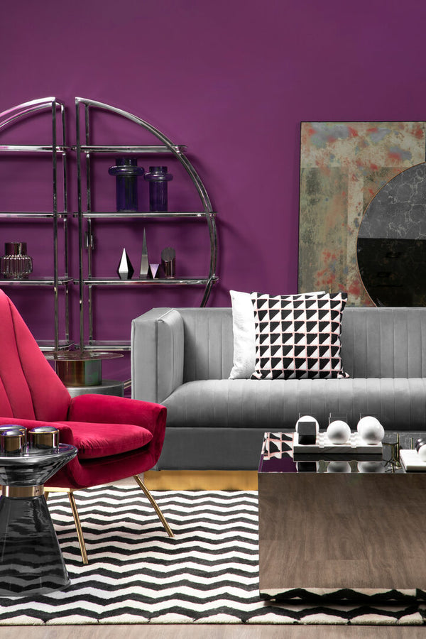 Opal 3 Seat Grey Sofa detail image – Xshowhome furniture