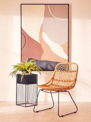 Astratto Neutral Abstract Canvas Wall Art detail image – Xshowhome furniture