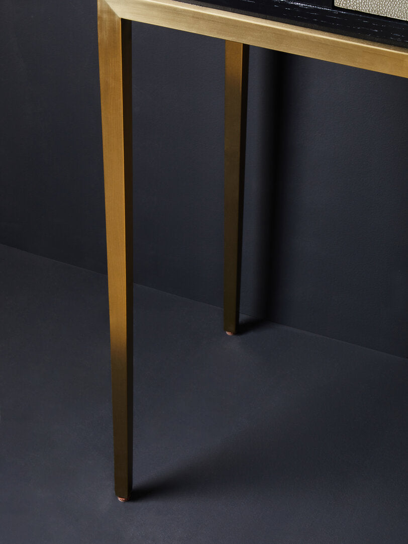 Deruta Shagreen Effect One Drawer Console Table – Xshowhome furniture