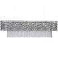 Venus Nickel Rectangular Chandelier G9 40W