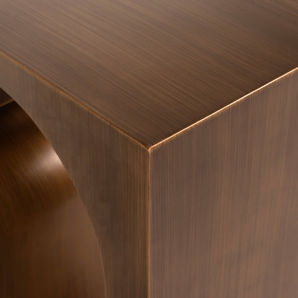 Console Alexander Jones brushed gold (Lugano)