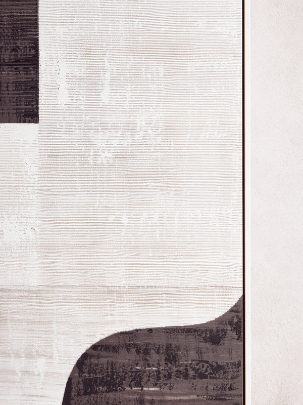 Astratto Neutral Abstract Textured Canvas Wall Art detail image – Xshowhome furniture