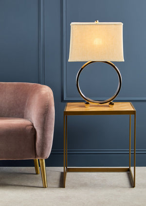 Grenoble Large Oak Veneer Side Table detail image – Xshowhome furniture