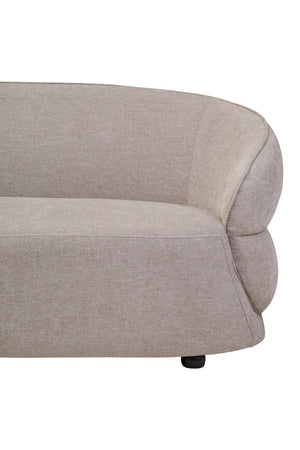 Daphne Taupe Chenille Three Seater Sofa detail image – Xshowhome furniture