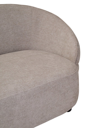 Daphne Taupe Chenille Three Seater Sofa detail image – Xshowhome furniture