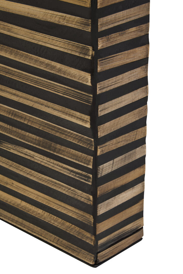 Bambusa Bamboo Inlay Curved Console Table detail image – Xshowhome furniture