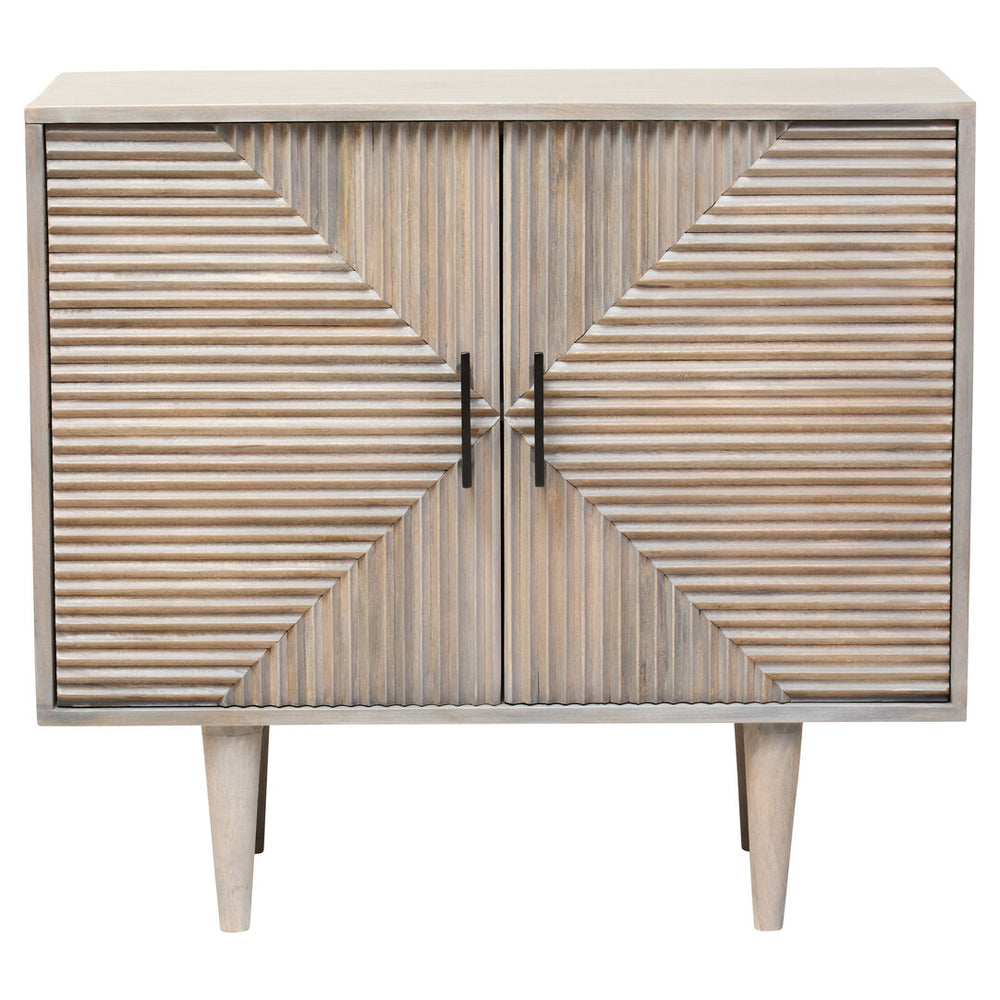 Satna Two Door Greywash Carved Mango Wood Sideboard – Xshowhome furniture