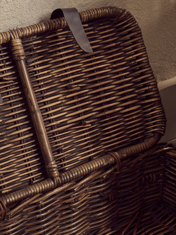 Argento Brown Rattan Storage Trunks -Set of 3 detail image – Xshowhome furniture