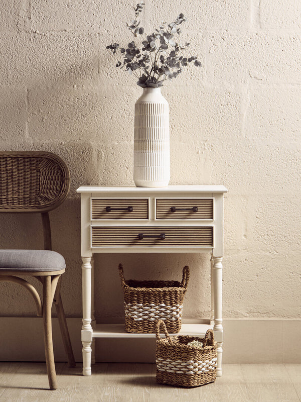 Argento Brown Rattan Storage Trunks -Set of 3 detail image – Xshowhome furniture