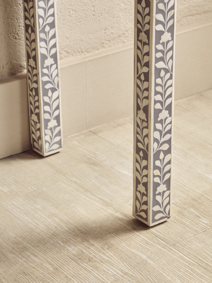 Fusion Bone Inlay Desk with 3 Drawers – Xshowhome furniture