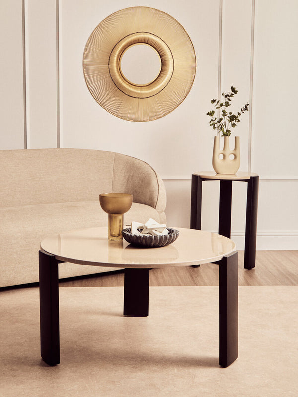 Palermo Cream Marble Top Round Side Table – Xshowhome furniture