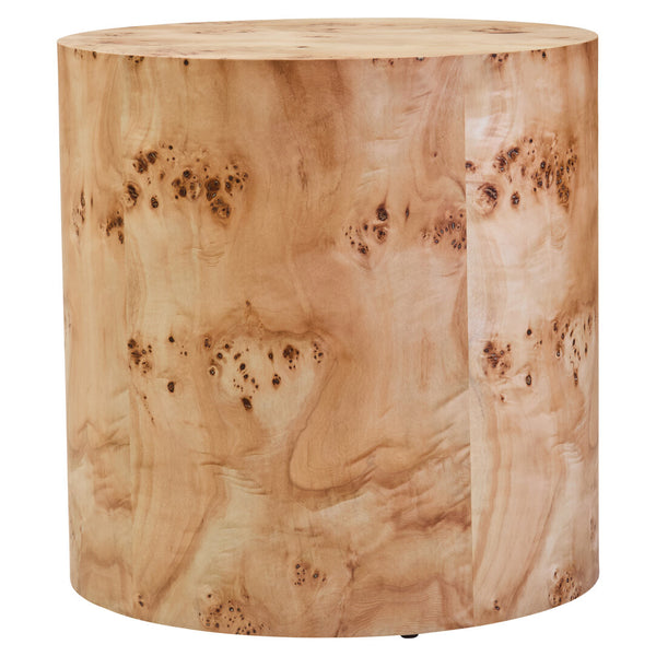 Mota Burl Wood Design Round Side Table – Xshowhome furniture