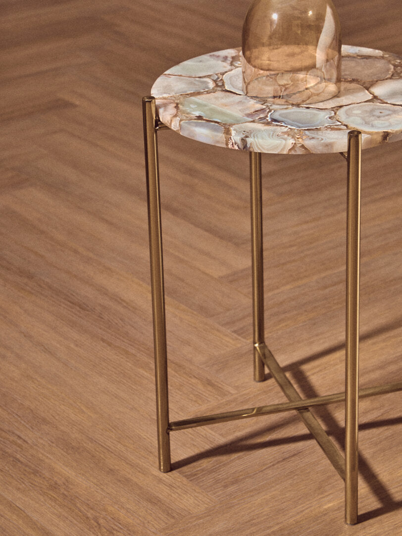 Vita Natural Agate Side Table – Xshowhome furniture
