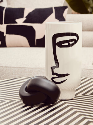 Boho Bone Inlay Coffee Table with Metal Legs detail image – Xshowhome furniture