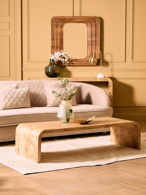 Fiji Three Seat Grey Cotton Velvet Sofa detail image – Xshowhome furniture