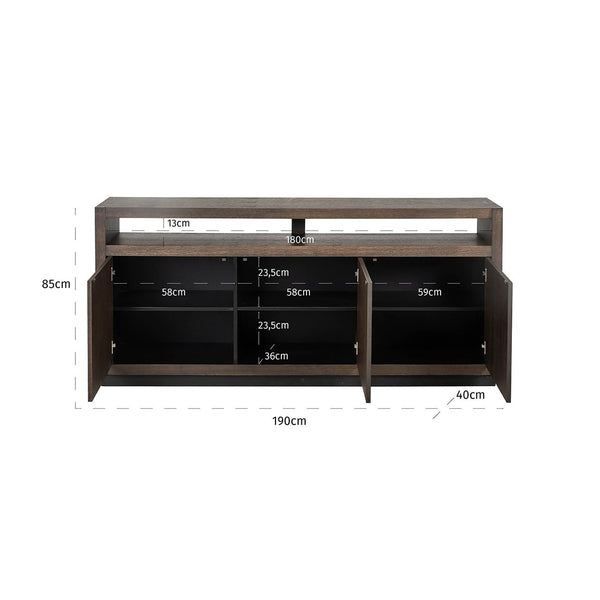 Sideboard Oakura 3 – Doors (brown) – Richmond Interiors