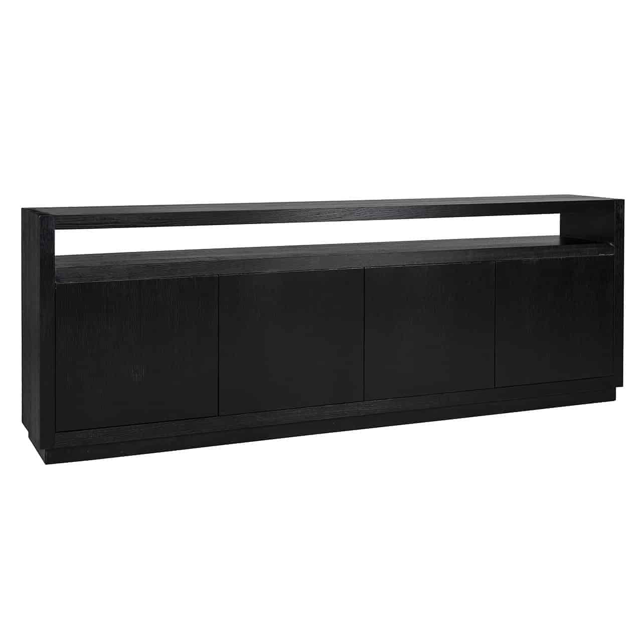 Sideboard Oakura 4-doors (Black)